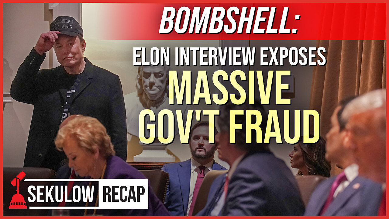 BOMBSHELL: Elon Interview Exposes Massive Gov't Fraud