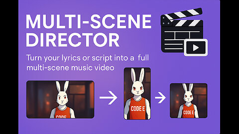 Multi-Scene Director: Turn Lyrics into Full AI Music Videos