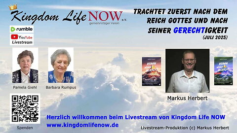 Trachtet zuerst nach dem Reich Gottes - Markus Herbert (Juli 2025)
