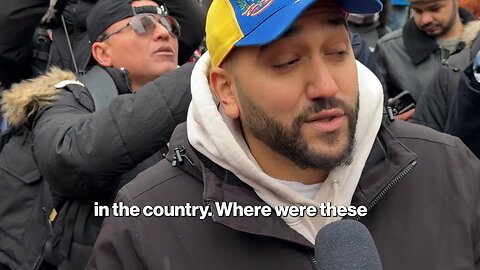 'They don't even speak Spanish!' Venezuelans clash with pro-Maduro protestors outside courthouse