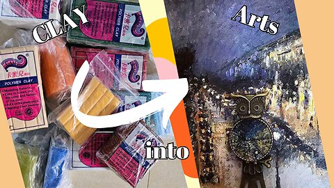 Polymer Clay Bookmarks-The Boulevard Montmartre at Night