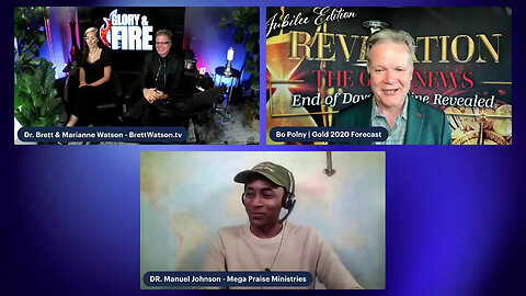Bo Polny & Manuel Johnson with Dr. Brett & Marianne Watson | Tuesday May 27, 2025