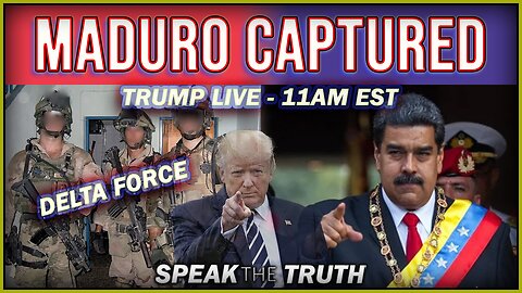 BREAKING: Trump Addresses Nation | Venezuelan President Maduro Captured