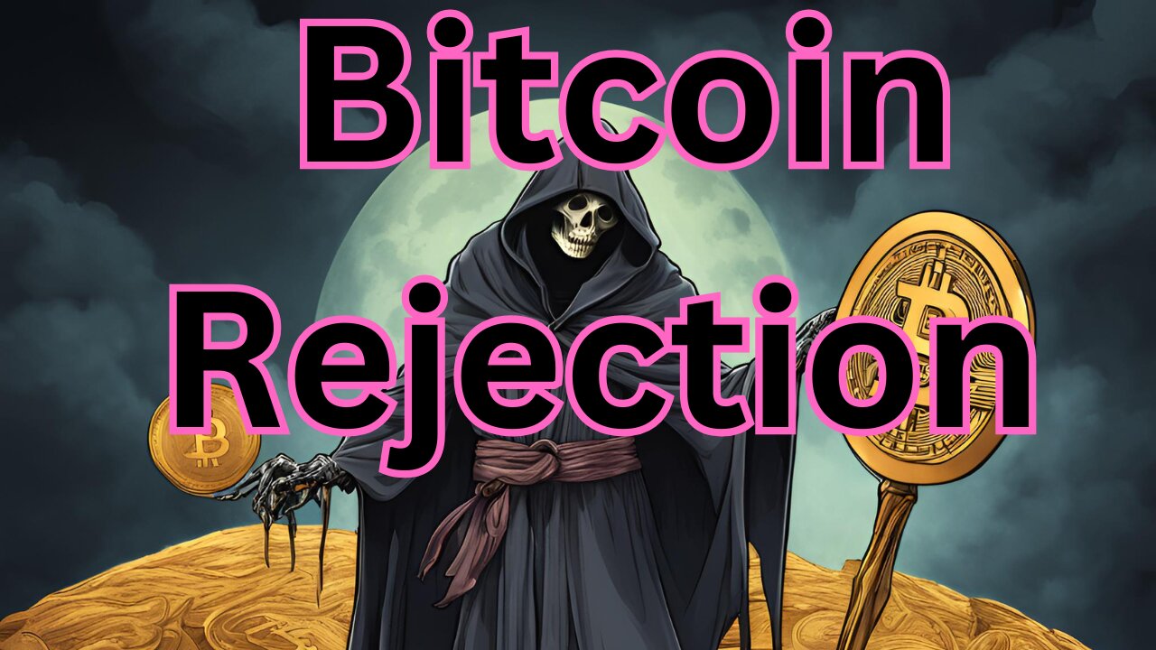 Bitcoin Rejection #crypto #grt #xrp #algo #ankr #btc