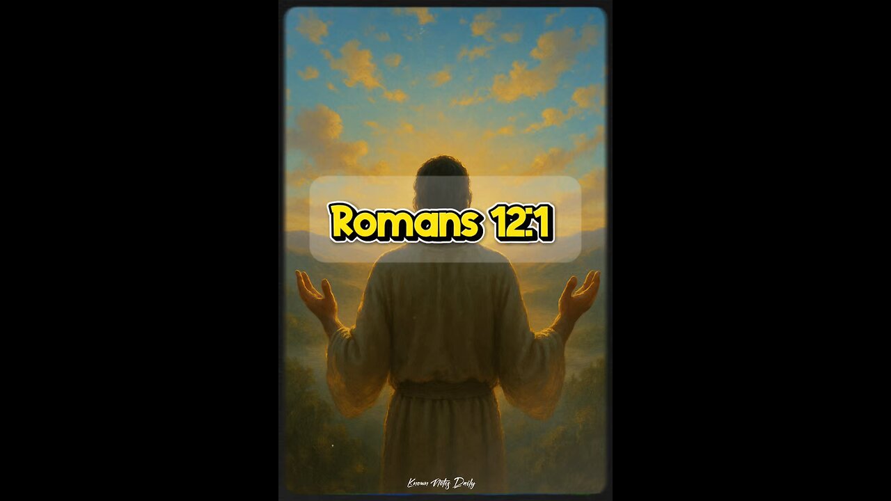 Your Life Is Worship | Romans 12:1 | Live for God Today