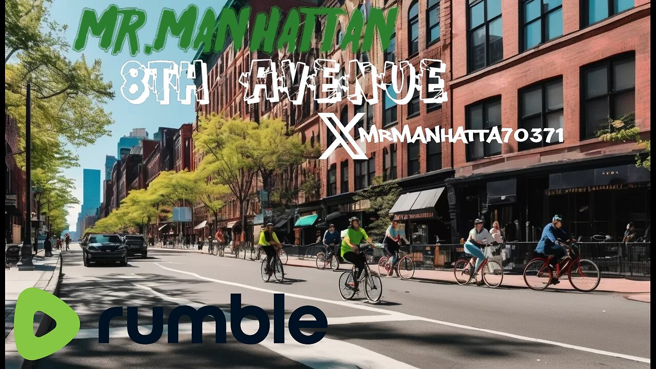 Mr.Manhattan Rides 8th Avenue
