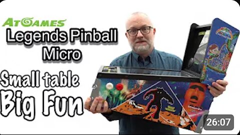 🎮🕹️ AtGames Pinball Micro: Tiny Size, HUGE Arcade Fun! 🔥🧲