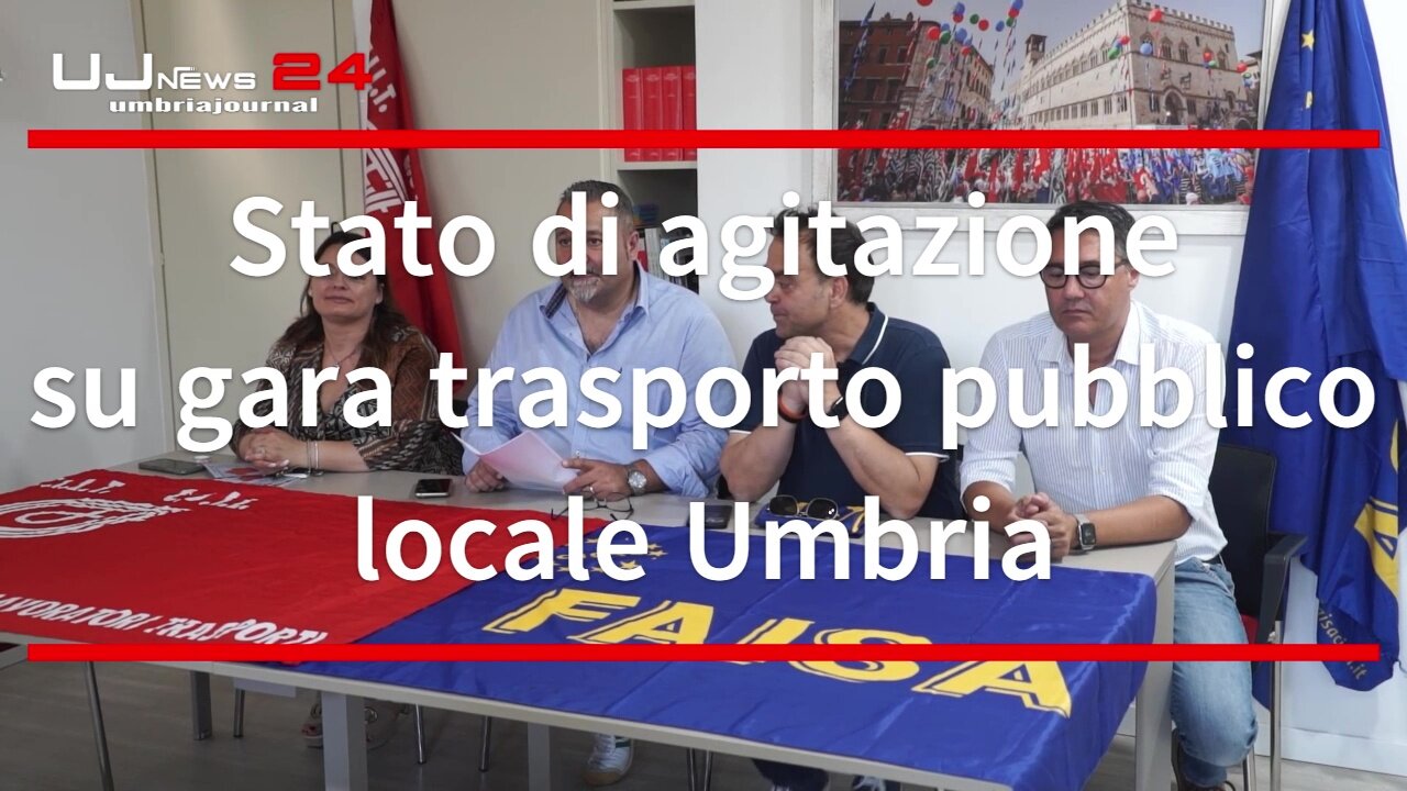 Filt Cgil e Faisa Cisal annuncia stato di agitazione su gara tpl Umbria