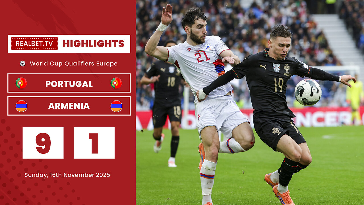 Portugal vs Armenia 9:1 Highlights