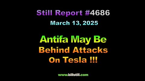 Attacks on Tesla May Be By Antifa, 4686