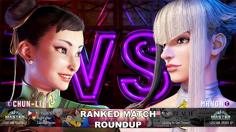 Kuya Kalbo SF6 Ranked Match Roundup. Chun Li Master Rank [Hori Fight Stick]