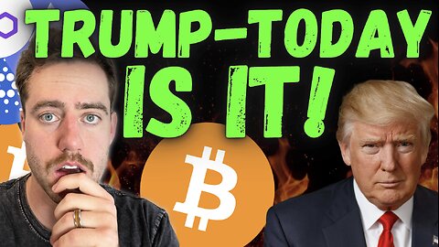 TRUMP - I'M READY TO DO SOMETHING MASSIVE FOR CRYPTO TODAY!! BITCOIN VOLATILITY COMING! 