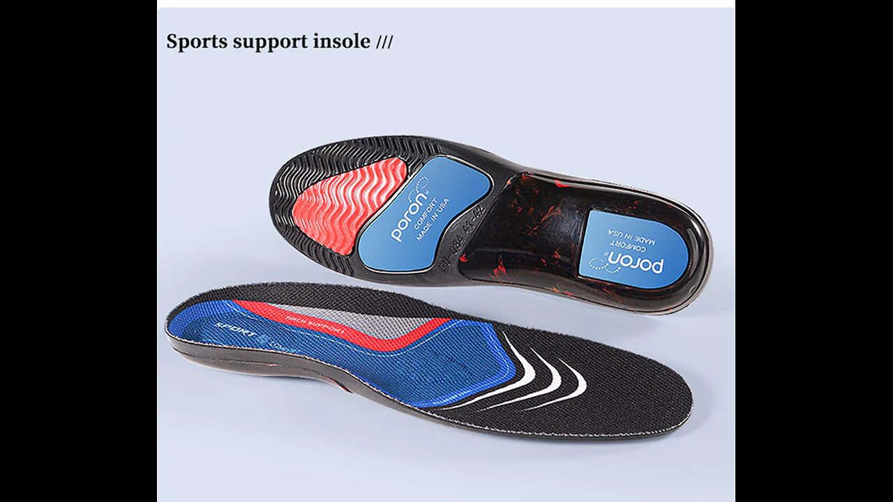 Sweat-Absorbing Shock-Absorbing Deodorant Insole