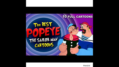 CCC#8 The Best POPEYE The Sailor Man Cartoons - A compilation of 10 Full Cartoons from the 1950s