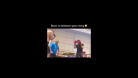 Boxer vs Kickboxer gone wrong!