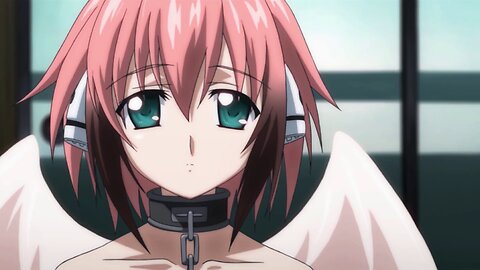 Heaven's Lost Property - Tomoki teaching Ikaros to smile