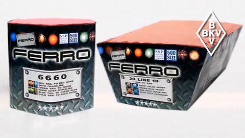BKV Ferro 6660 + 20 Line 10 Vuurwerk Cake Demo