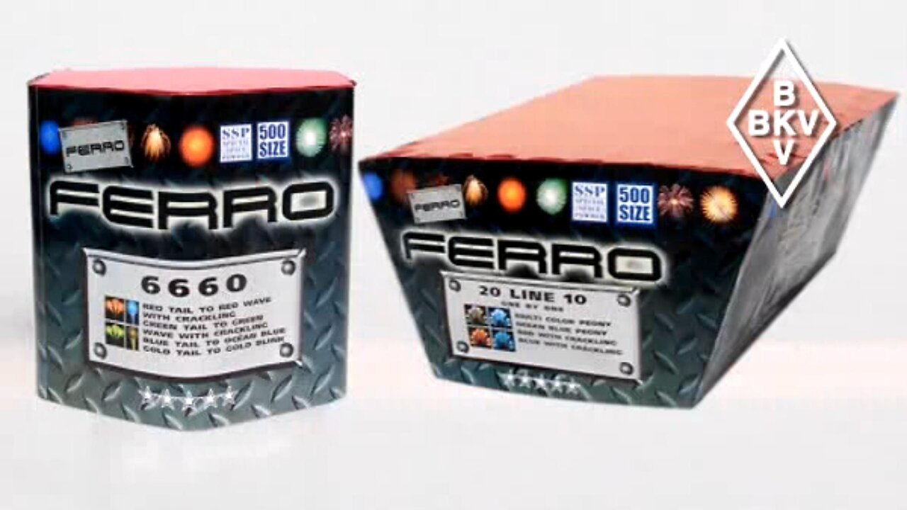 BKV Ferro 6660 + 20 Line 10 Vuurwerk Cake Demo