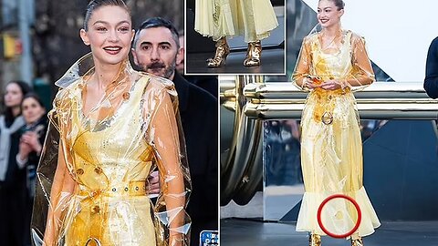 Gigi Hadid’s Wardrobe Malfunction in NYC