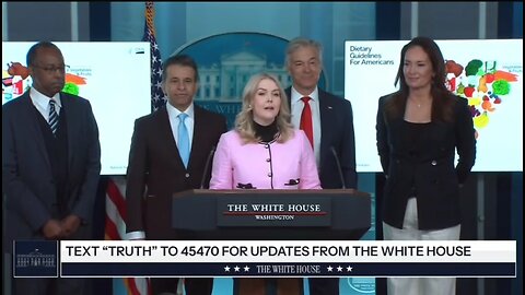 Karoline Leavitt Announces NEW Food Pyramid