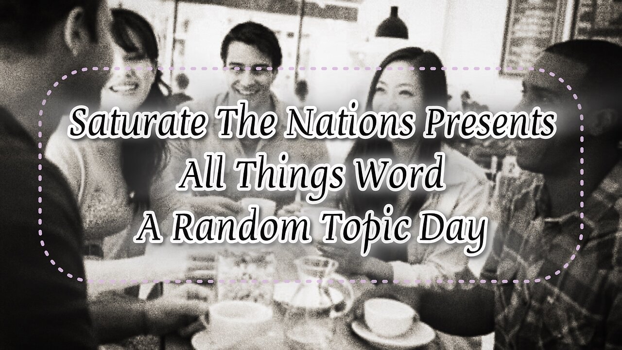 All Things Word: "A Random Topic Day"