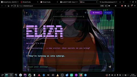 "Eliza AI and WT: The Cyborg Transformation - Wicked Truths Unveiled"