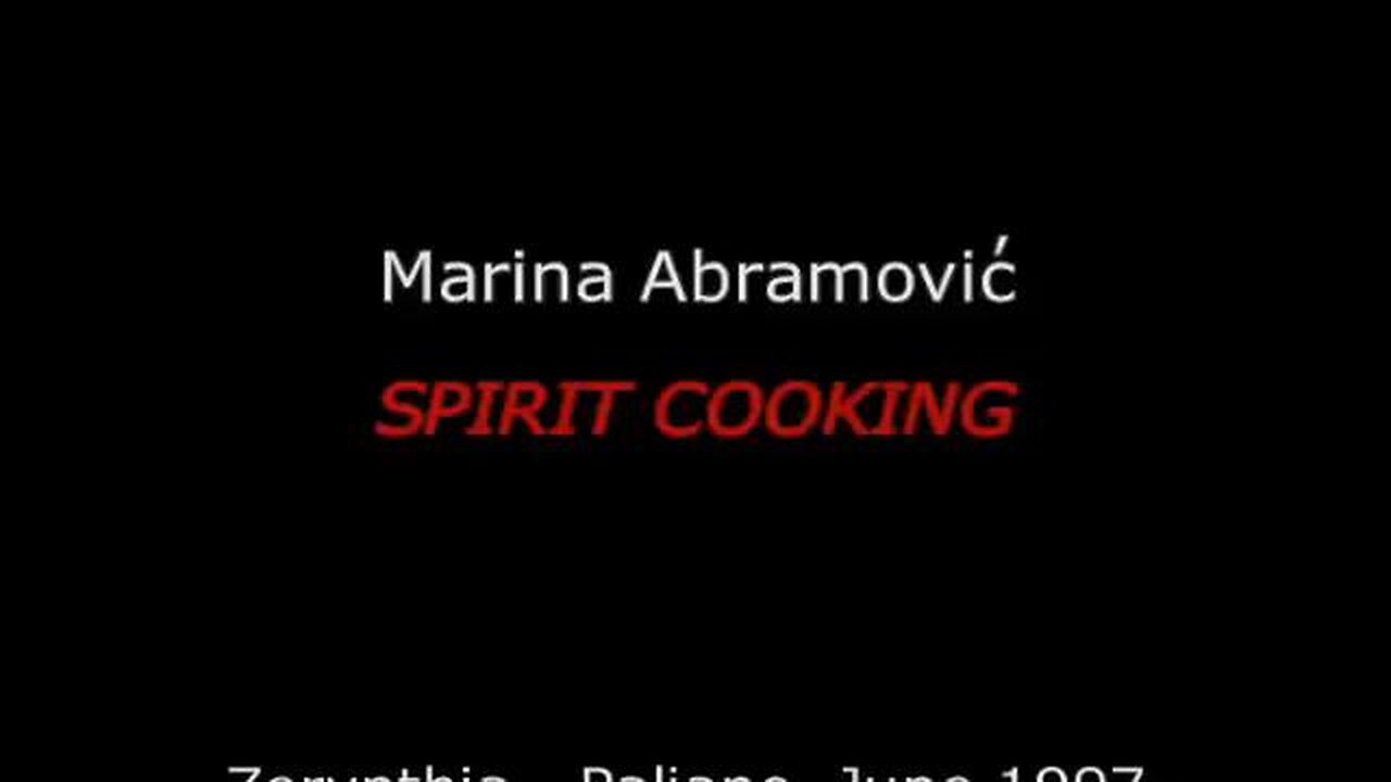 Spirit Cooking Ritual - Marina Abramovic (Witchcraft)