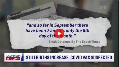 Leaked hospital email - Stillbirths skyrocketing from 6 per year to over 20 per month