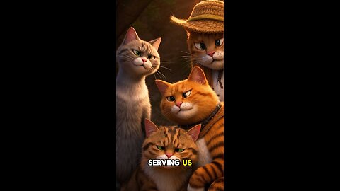 Rich Cats Mocked the Poor Cat But He Became Their