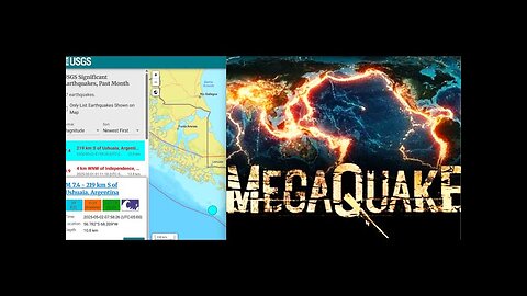 SIGNS OF APPROACHING MEGA-QUAKE & ERUPTION-HUGE 7.4 QUAKE