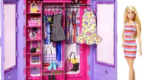 Barbie Doll & Playset, Fashionistas Ultimate Closet with Clothes