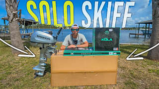 Unboxing CRAZY Solo Skiff! (ROCKET)