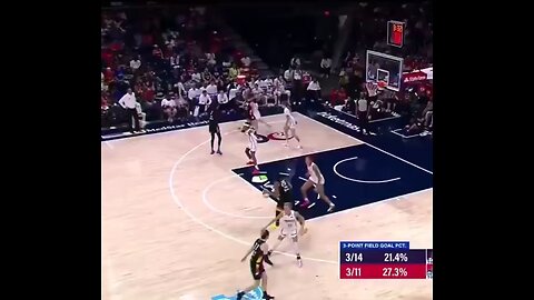 The WNBA just PAUSED a game, because a players wig fell off..