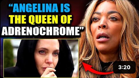 "Diddy Tape Reveals Angelina Jolie's Alleged Role in Hollywood Adrenochrome Ring; Wendy Williams"