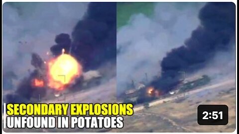 "Ukrainian Warehouse in Ingulets Hit by Repeated Secondary Explosions"