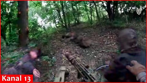 Ukrainian Special Operations Forces’ border operation in forest： Not surrendering invaders destroyed
