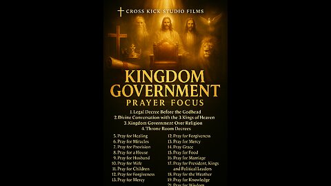 Cross kick Studio Films kingdom Government prayer