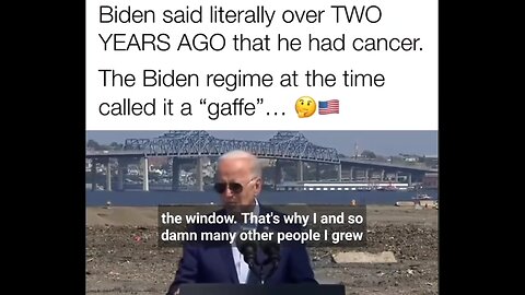 Remember 2 years ago when Biden told us he had cancer but the media continue to try to lie and cover