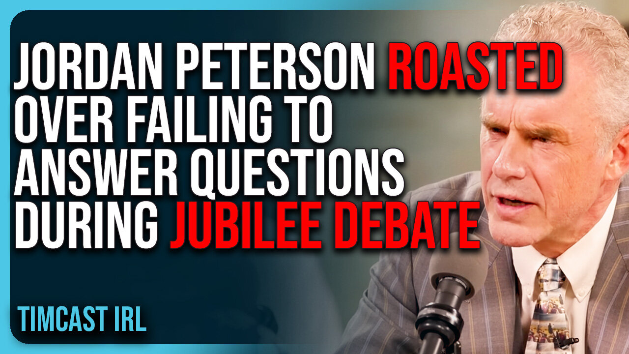 Jordan Peterson ROASTED Over FAILING To Answer Questions During Jubilee Debate