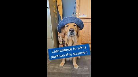 Last chance to win this pontoon!