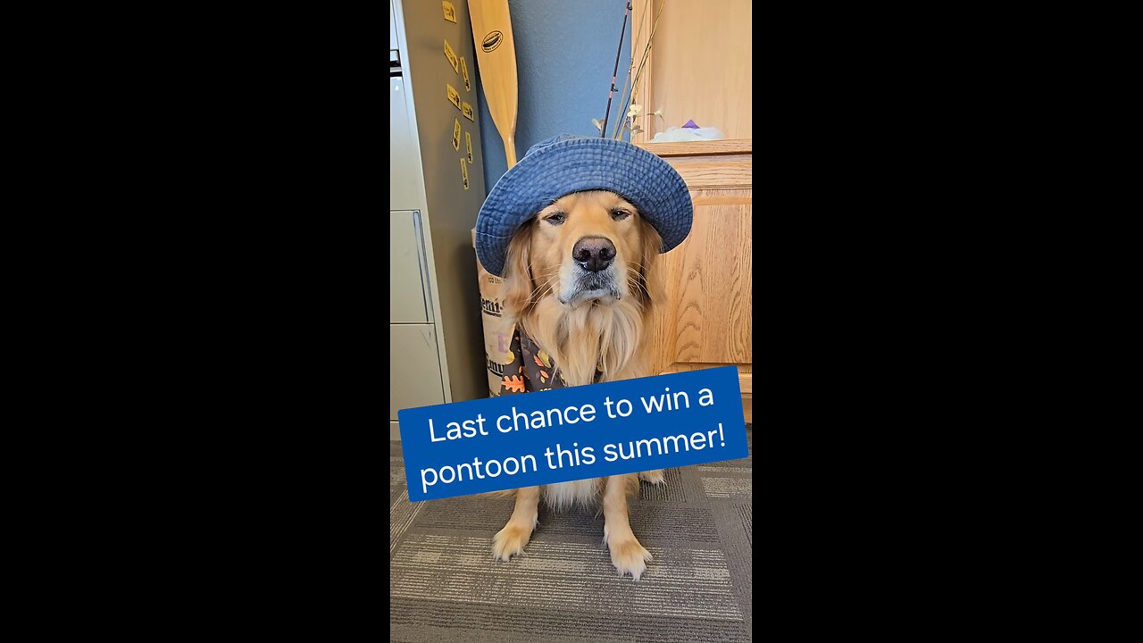 Last chance to win this pontoon!