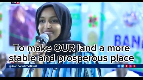 ILHAN OMAR EXPLAINS THAT HER GOAL IS TO USE HER POSITION IN CONGRESS TO BUILD UP SOMALIA. 😡