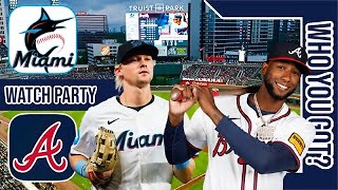 Miami Marlins vs Atlanta Braves | Live Play by Play Stream | 3D Presentation | #mlb 8-10-2025 Game