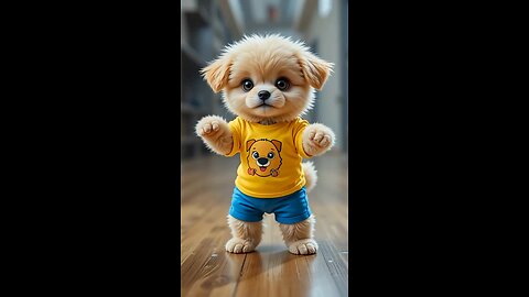 Cute puppy dancing #cute #baby #pets #pet #dog #petdance