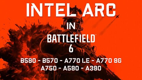 Battlefield 6 v1.0 on Intel ARC with driver 8136 which add Battlefield 6 to ARC GPU
