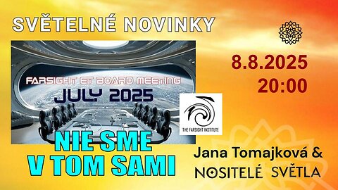 SVETELNÉ NOVINKY💫: Nie sme v tom sami