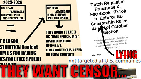 The UK & EU want To Threat US For Having Free Speech & Expression | Must Fight Back!