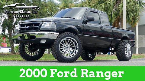 Clean 2000 Ford Ranger w/ 81k Actual Miles, 3.0L, Auto, Cold AC, Lifted w/ Wheels & Tires! For Sale!