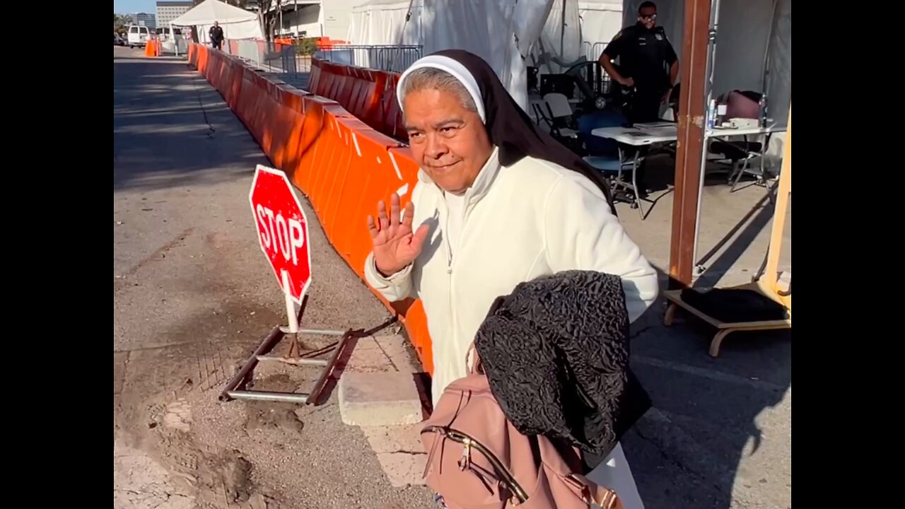 I approached a nun working for the Catholic Charities of San Antonio