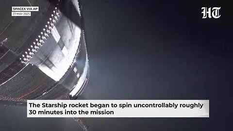 On_Cam__Big_Setback_For_Elon_Musk_s_Mars_Dream;_Starship_Spins_Rocket_Explodes_After_Launch
